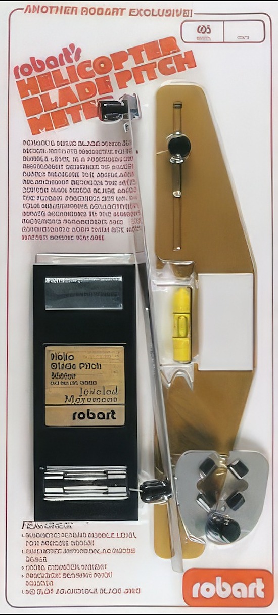 Robart Heli Blade Pitch Meter