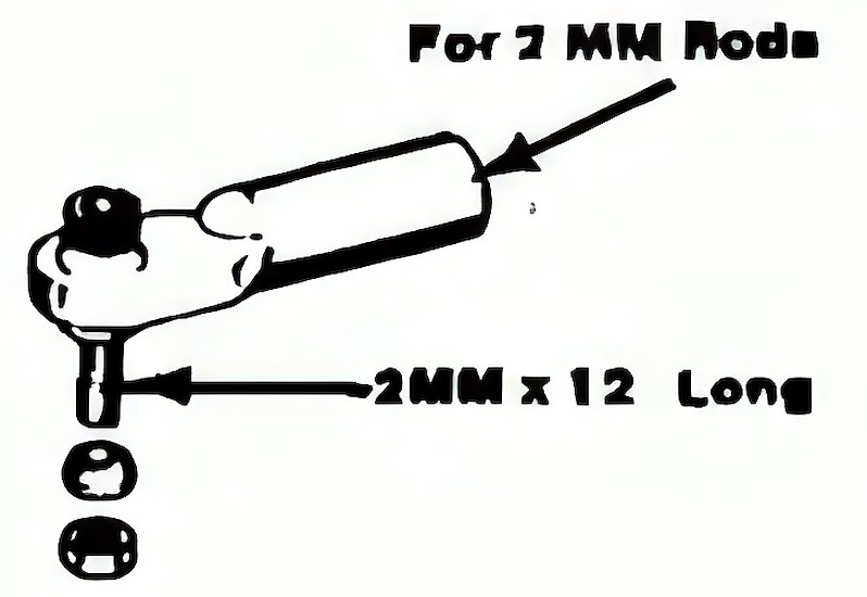 Du-Bro 2mm Ball Link
