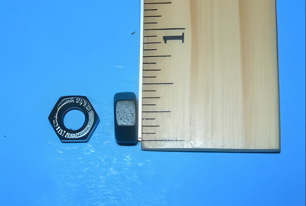 6x1mm Engine Shaft Nut Hardened Steel Hex Black