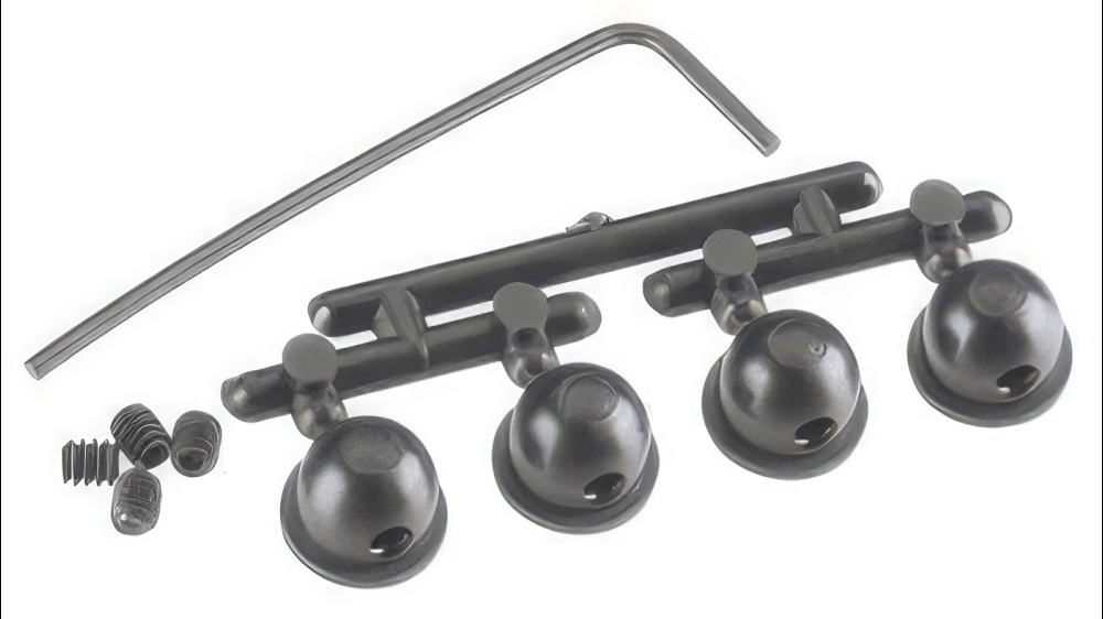 Du-Bro 1/16 Inch (1.5mm) Micro Wheel Collar 4-Pack