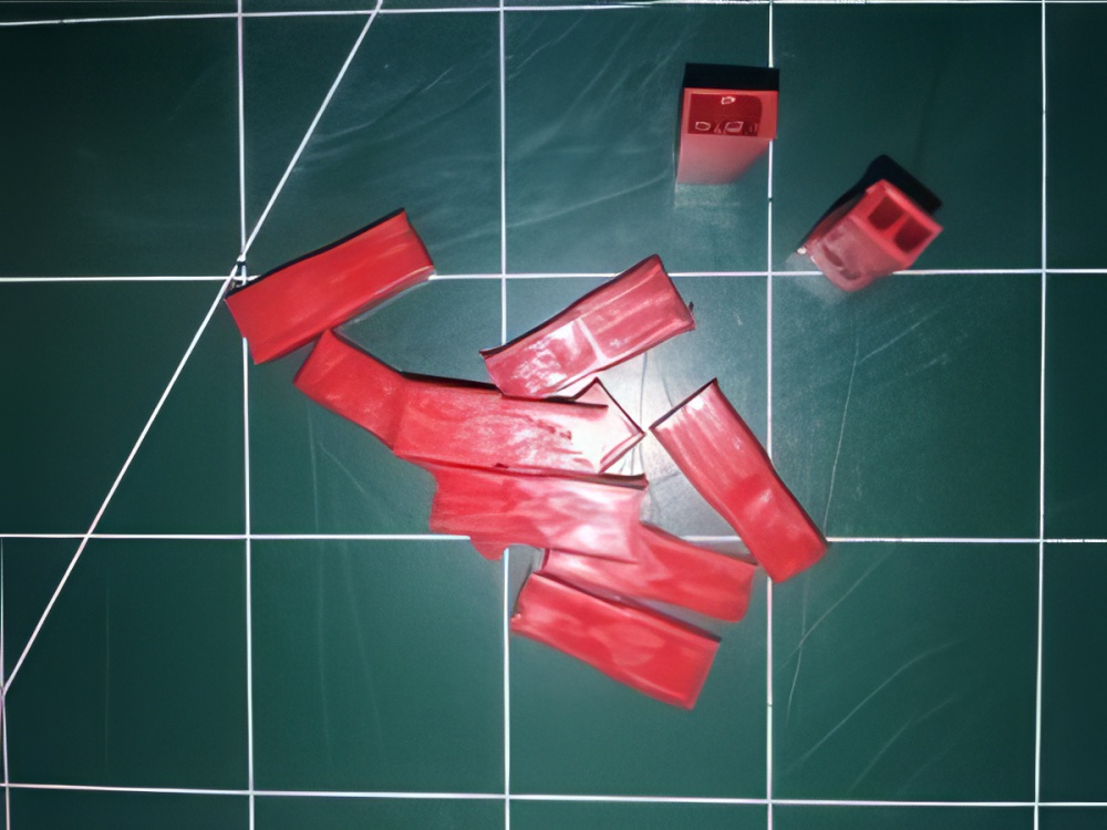 Female Housing Shell only for BEC/JST(Red) Connector (no pins) 1 EACH