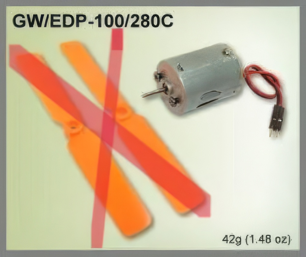 GWS Speed 280 Direct Drive MOTOR ONLY, NO PROP