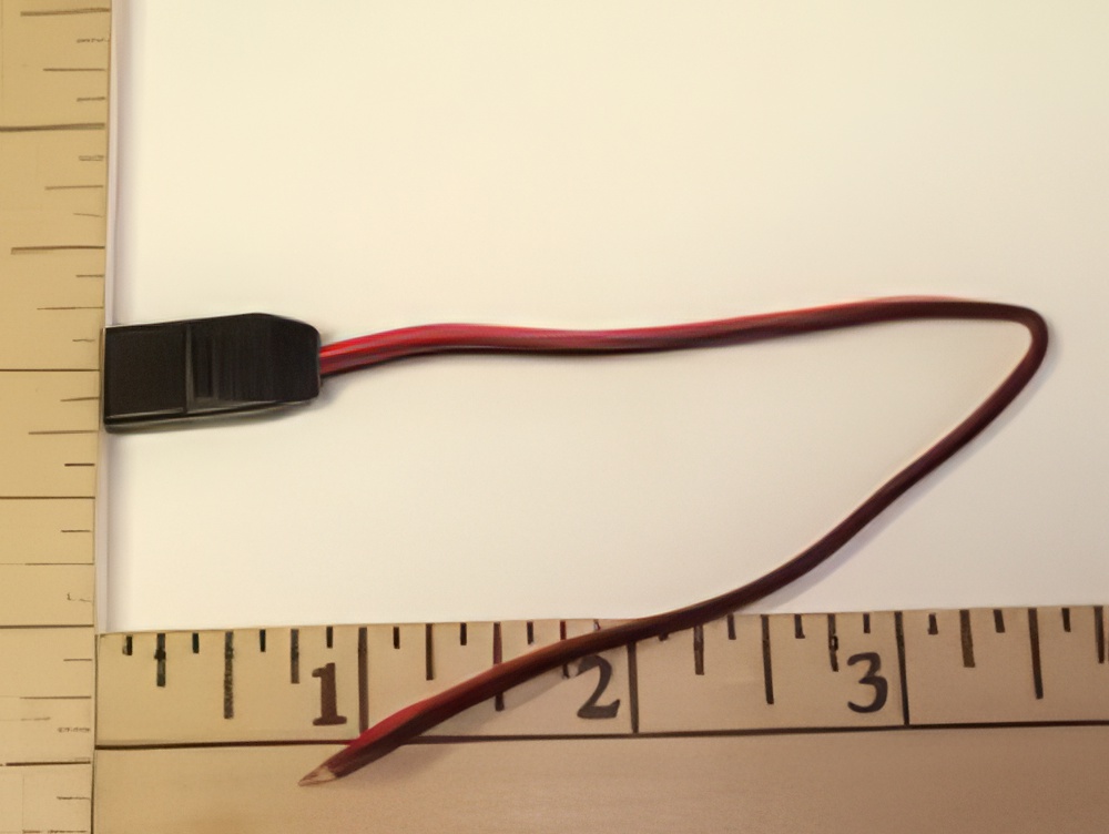 2-Pole/Wire Single End Battery Pigtail/Conn. Female Futaba G (old) Style