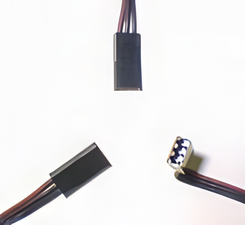 Airtronics ATX (old) Style Single End Female 3 Wire Servo Connector
