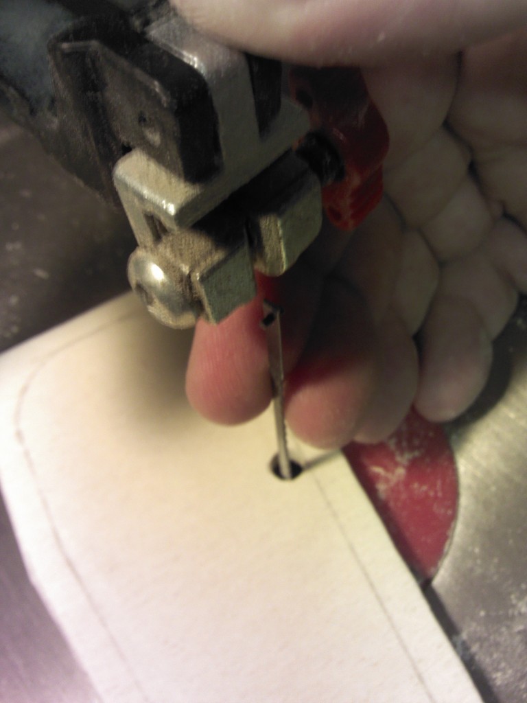 Fairchild Former Installing on Scroll Saw Fairchild Former Installing on Scroll Saw