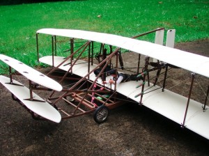 Steve Cushing's 1905 Wright Flyer Dolly Mounted.