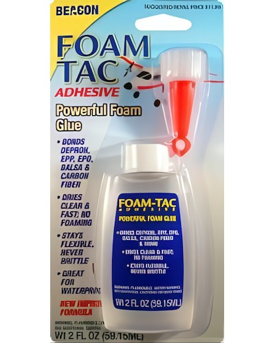 Foam-Tac 2 ounce foam glue for Depron, EPP, EPO and wood