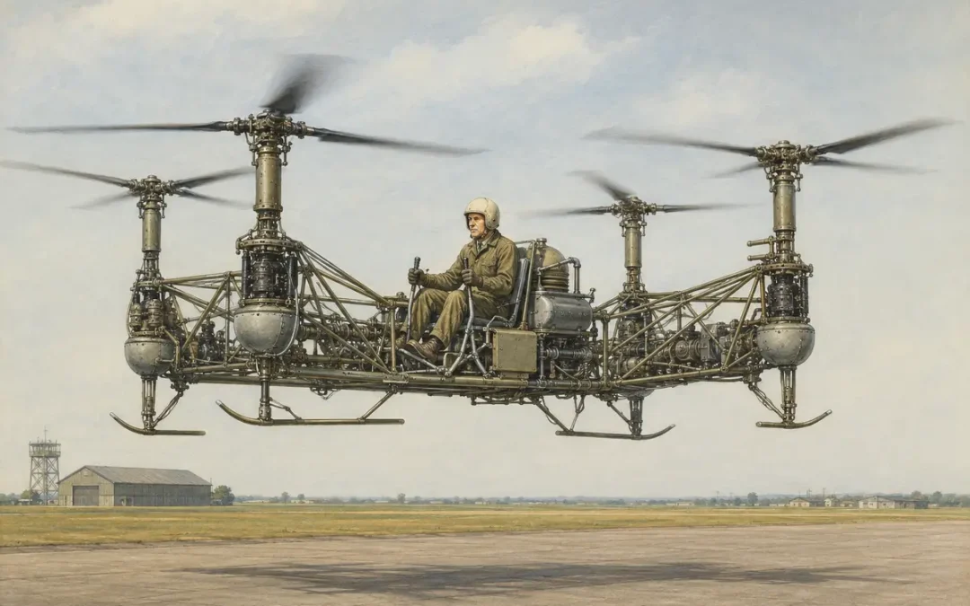 Was the Curtiss-Wright VZ-7 an Early Quadcopter?