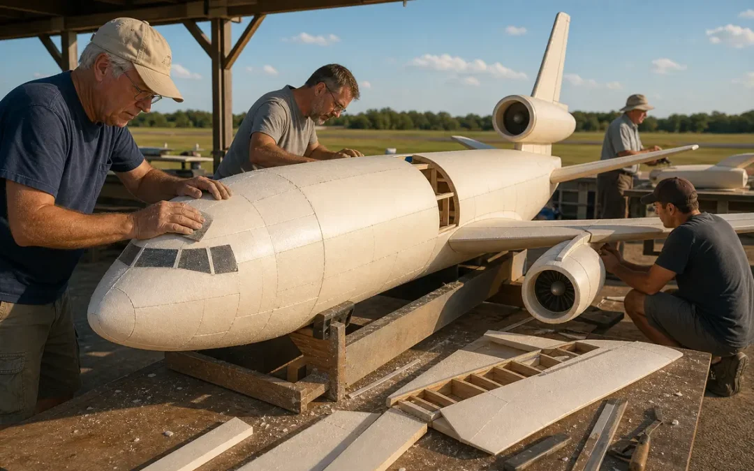 Can a 1/10-Scale RC DC-10 Be Built and Flown in One Day?